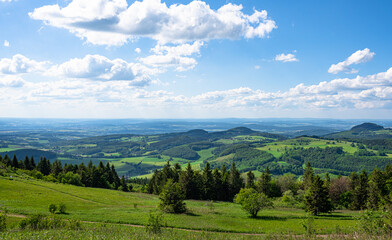 Obraz premium Wandern in der Rhön