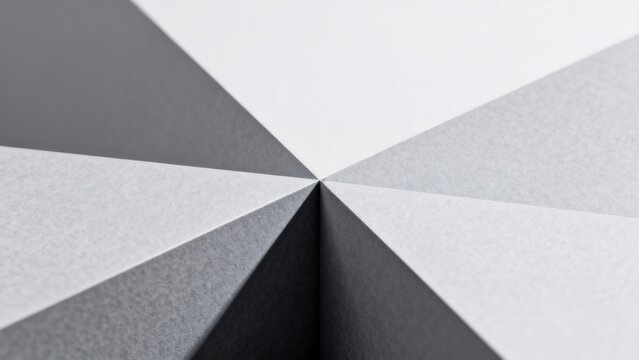 Geometric pattern of gray and white triangles