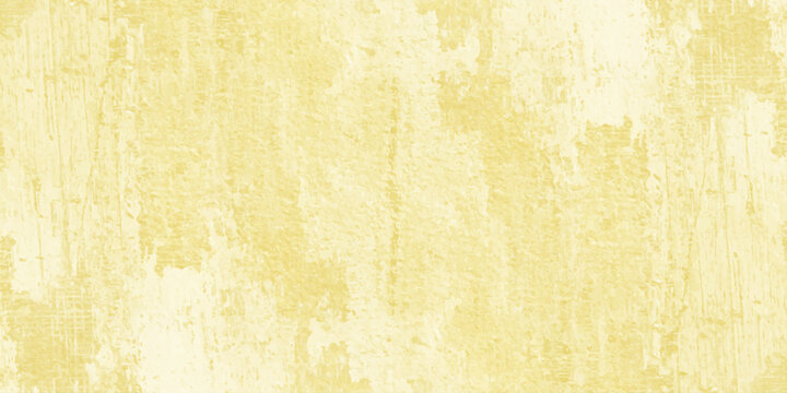 Abstract pale yellow grunge texture background with distressed scratched vintage paper canvas texture effect backdrop
