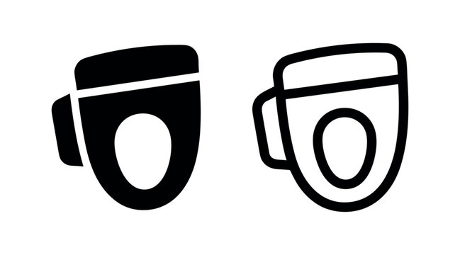 Coffee Mug Icons: Filled and Outline Styles