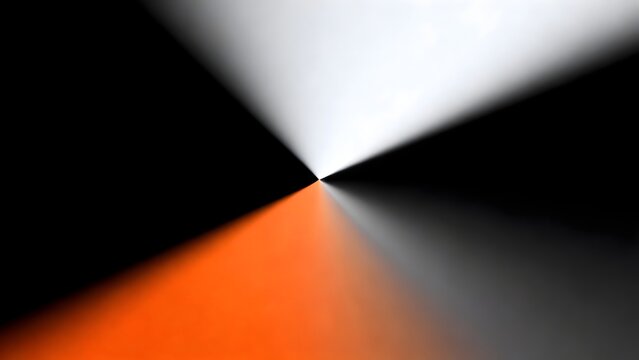 Abstract light and shadow convergence