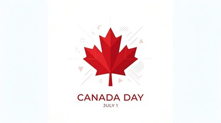 Fototapeta premium Happy Canada Day – Celebrating Freedom, Unity, and Pride 🇨🇦