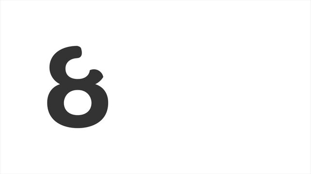 Number 8 Counting Eight Colorful Ice Creams Educational Animation for Preschool Kids