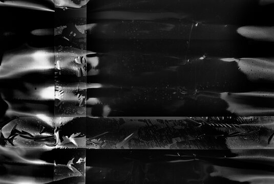 concept cinema frame, old scratched and dirty film strip, effect background and texture