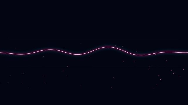 Abstract Motion Waveform Video with Dynamic Light Effects for Creative Visuals.