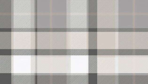 tartan seamless pattern background in pastel grey dusty beige and white color plaid