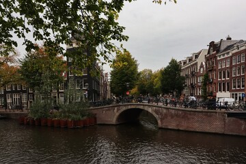 Obraz premium canal in amsterdam