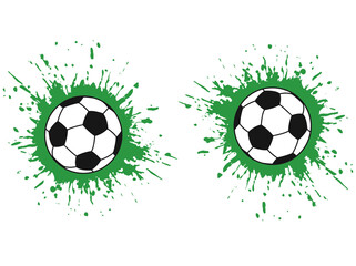 Obraz premium soccer ball on white