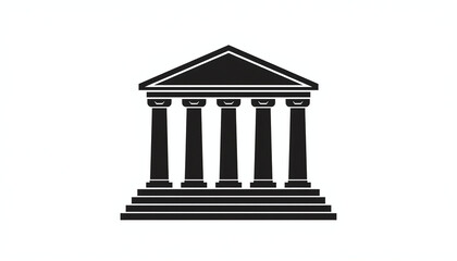 Obraz premium Temple 4 columns 
