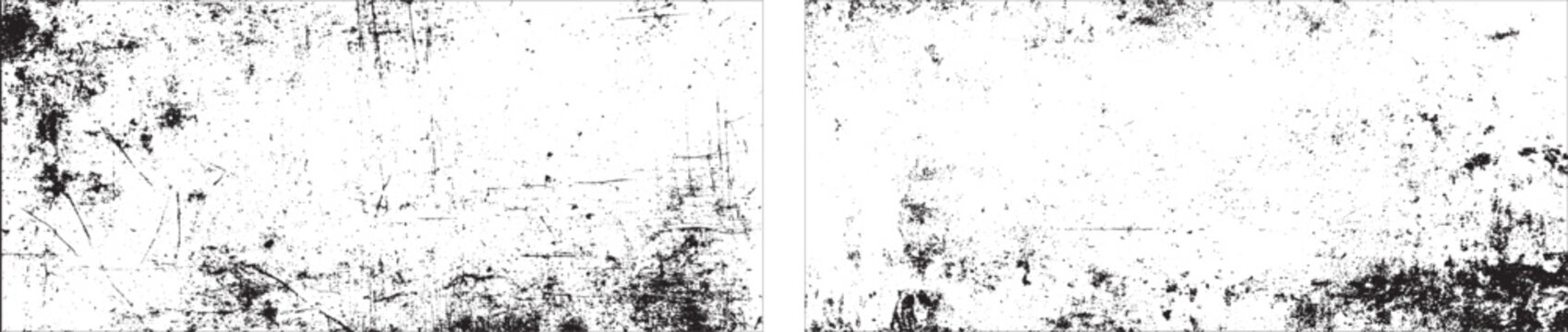  Abstract grunge dust particle and dust grain dirty grainy and scratches. Set of different distressed black grain texture Vintage grunge background vector with rough and photocopy effect, grunge wall 