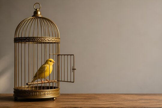 bird in cage