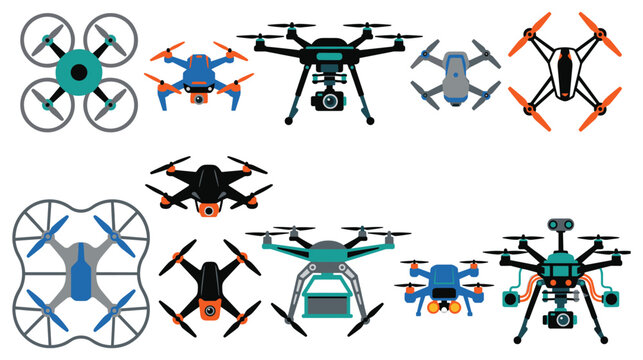 Collection of drones and quadcopters aerial photography and videography tools.