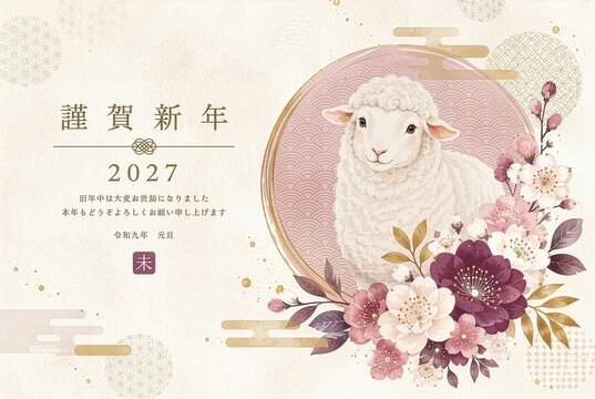 AI生成されたかわいい羊