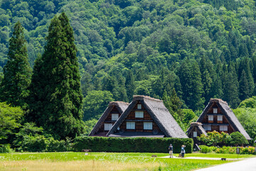 世界遺産　白川郷合掌造り集落　初夏 © Hiro074