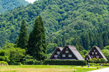 世界遺産　白川郷合掌造り集落　初夏 © Hiro074
