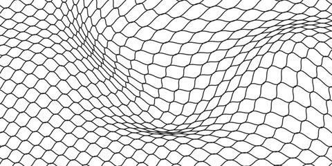 Mesh texture for fishing nets. Grunge pattern for sportswear or soccer goal, volleyball net, basketball hoop, hockey, athletics. Mesh background © Moh
