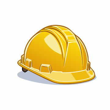 Yellow Hard Hat Illustration