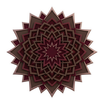 Minimalist geometric diamond pattern on transparent background