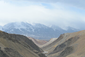 Obraz premium Altai Mars is a region of multicolored mountains in the Kosh-Agach district of the Altai Mountains, in the Kyzyl-Chin tract. Altai Republic