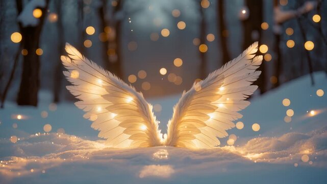 golden angel wings