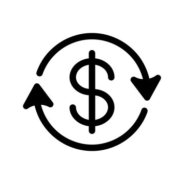 Recursive Recurring Payment Icon for Subscription Billing
