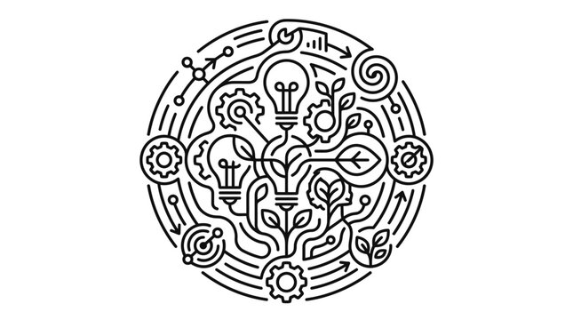 Intricate Celtic knotwork design element.