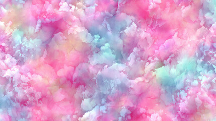 Fototapeta premium Pastel Cloudscape Artwork