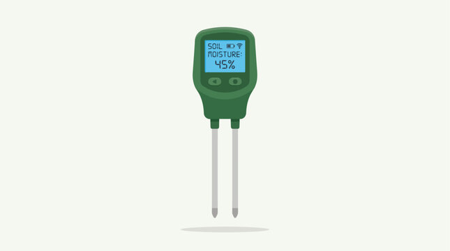 Digital Soil Moisture Meter Tool for Precise Gardening and Plant Care Monitoring in Modern Home Horticulture and Indoor Agriculture Systems