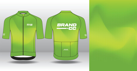 Modern Cycling Jersey Design Template for Custom Sublimation © Goy