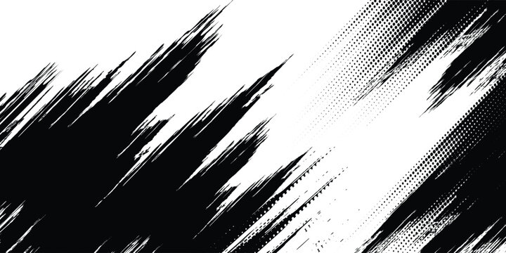 Tire tracks background for rally, drift, motocross, off-road and other auto and motorsport. Black tire marks on a white background with a worn effect and splashes of dirt. Vector isolated texture
