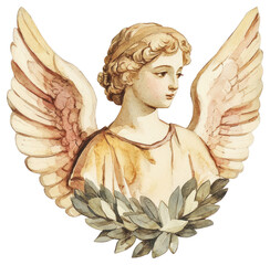 Obraz premium PNG An ancient Greek angel art archangel person.