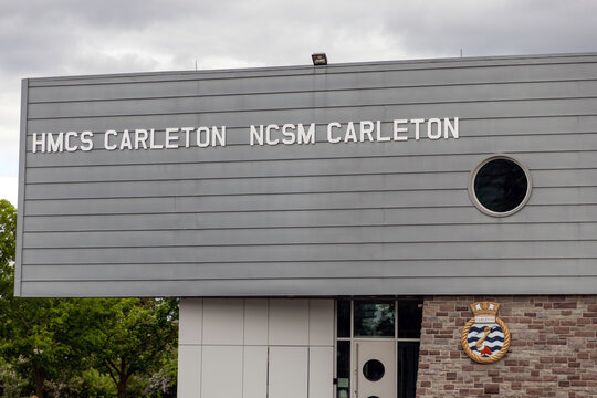 Ottawa, Canada - May 28, 2026: HMCS Carleton, Canadian Forces Naval Reserve Division (NRD).