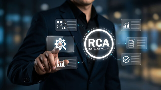 RCA Root Cause Analysis Dashboard for Business Process Improvement and Quality