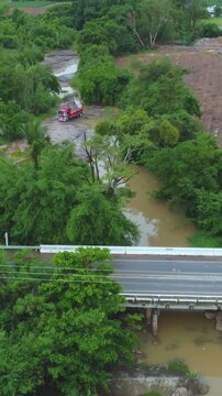 Khlong Tak Tat Waterway in Chaiyaphum, Thailand