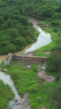 Khlong Tak Tat Waterway in Chaiyaphum, Thailand
