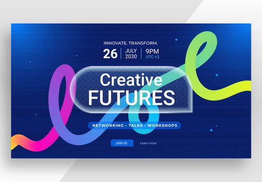 Creative Technology Event Web Banner Template