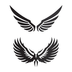 Fototapeta premium Strong Indonesian Garuda Emblem Logo With Red White Flag Vector Artwork