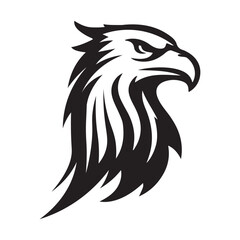 Fototapeta premium Dynamic Eagle Garuda Logo Featuring Indonesia Red White Flag Identity Elements