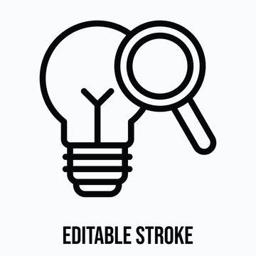 Search Creative Idea Icon.