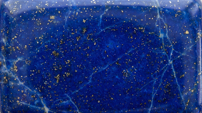 Lapis lazuli royal blue with golden pyrite flecks