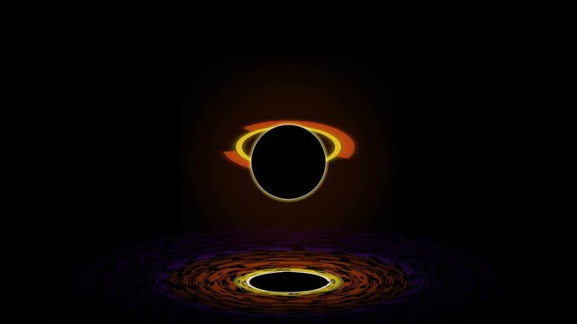 Supermassive Black Hole Accretion Disk Simulation
