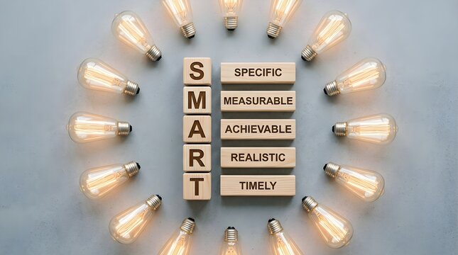 An enlightened circle of inspiration surrounding the structured pillars of a smart business vision