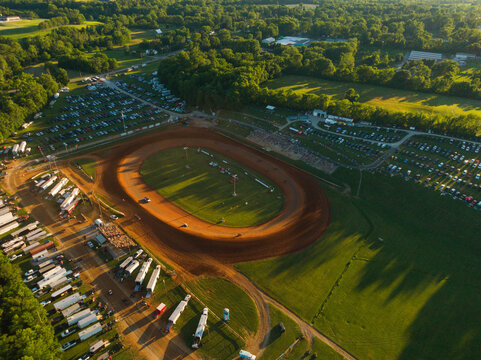 Bloomington Speedway on a Summer Night