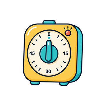 Kitchen Timer Dial Vector