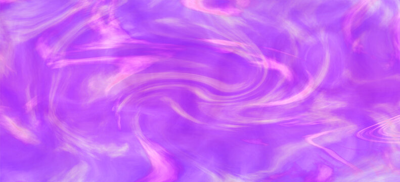 Abstract Vivid Purple and Pink Fluid Background with Dynamic Swirl Marble Texture and Soft Ripples