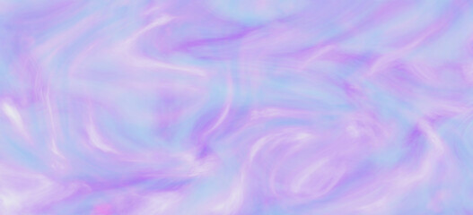 Abstract pastel violet and light blue holographic background with soft ethereal smoke waves...