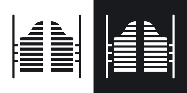 Saloon door icon
