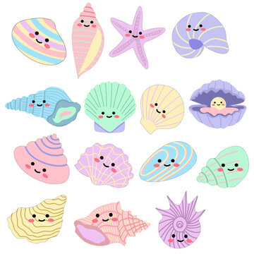 Kawaii shell collection 