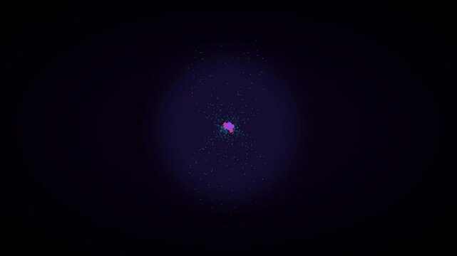 Quantum Physics Atomic Electron Probability Cloud