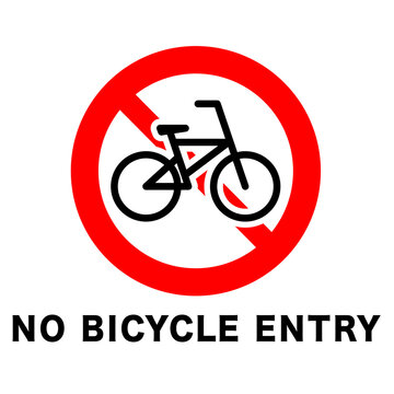 自転車進入禁止　標識　マーク